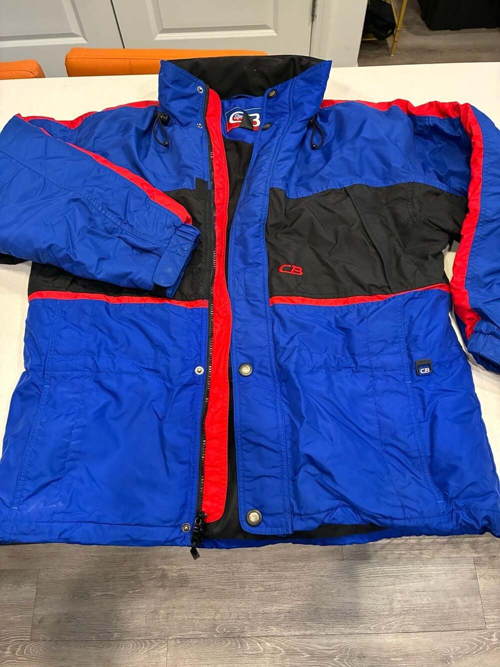Vintage 90s CB Sports Ski/Snowboard Jacket Medium USA Made Colorblock